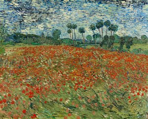 Champ de coquelicots, Auvers-sur-Oise, 1890